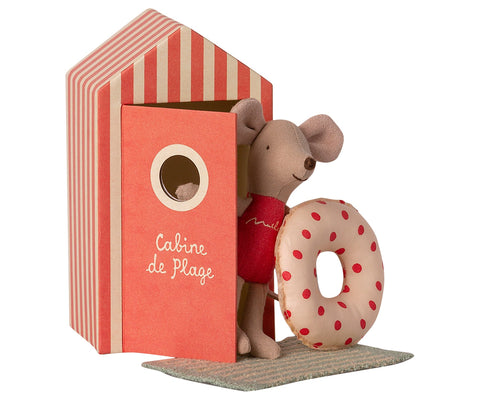 Beach mice, Little Sister in Cabin de Plage | Beach Collection by Maileg