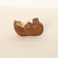 Bear Wooden Figurine | Small Lying by HolzWald - Maude Kids Decor