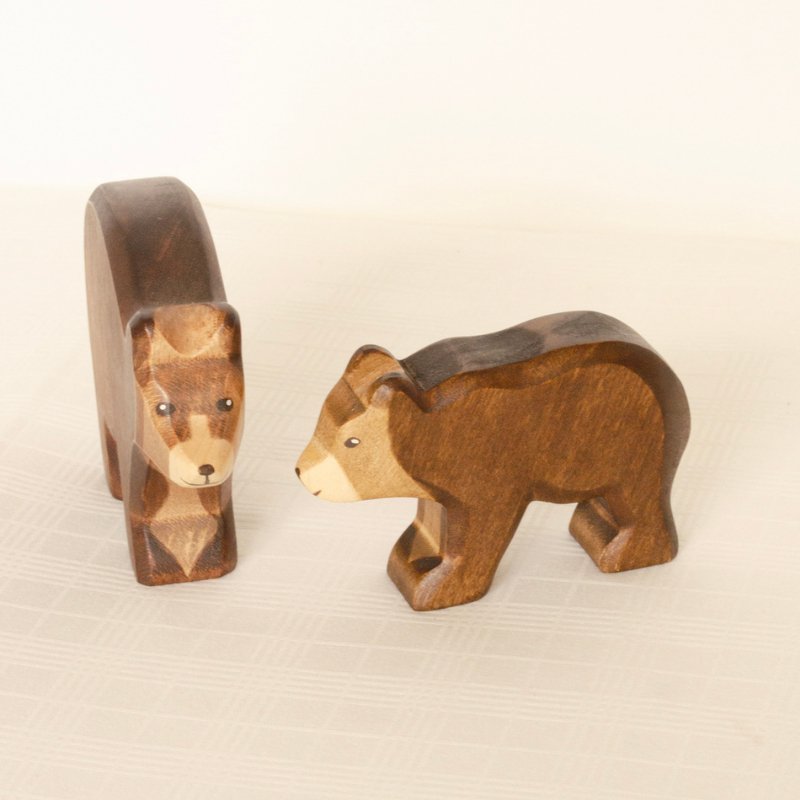 Bear Wooden Figurine | Small Walking by HolzWald - Maude Kids Decor