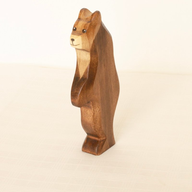 Bear Wooden Figurine | Standing by HolzWald - Maude Kids Decor