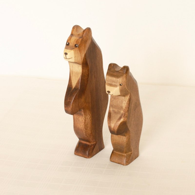 Bear Wooden Figurine | Standing by HolzWald - Maude Kids Decor