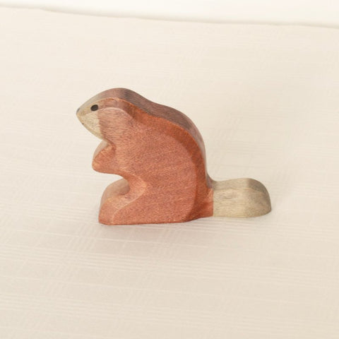 Beaver Wooden Figurine by HolzWald - Maude Kids Decor