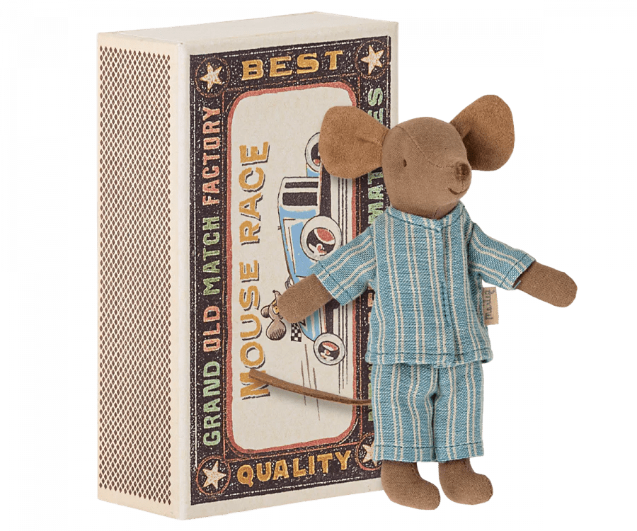 Big Brother Mouse in Matchbox by Maileg