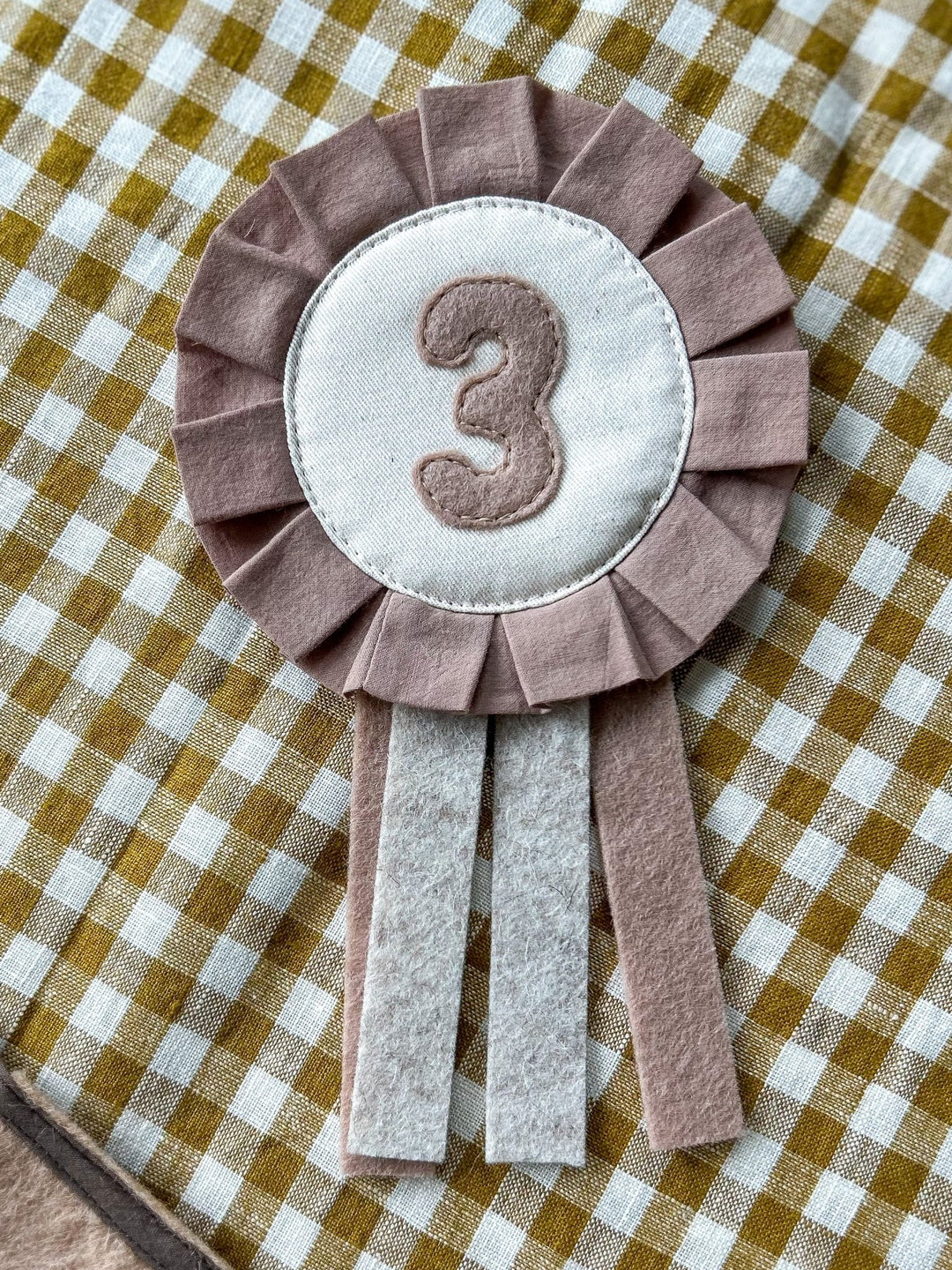 Birthday Badge | Neutral Mauve by Franny Kids