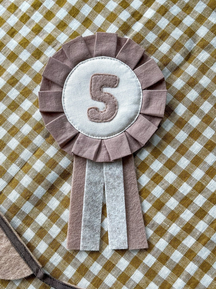Birthday Badge | Neutral Mauve by Franny Kids