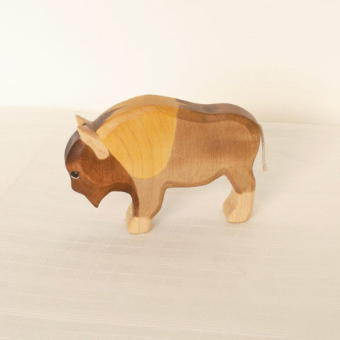 Bison Wooden Figurine by HolzWald - Maude Kids Decor