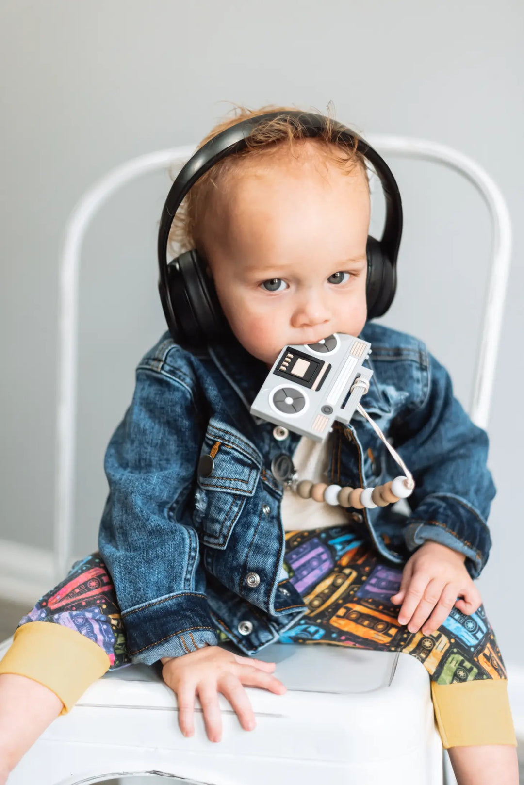 Boom Box Silicone Teether by Gummy Chic