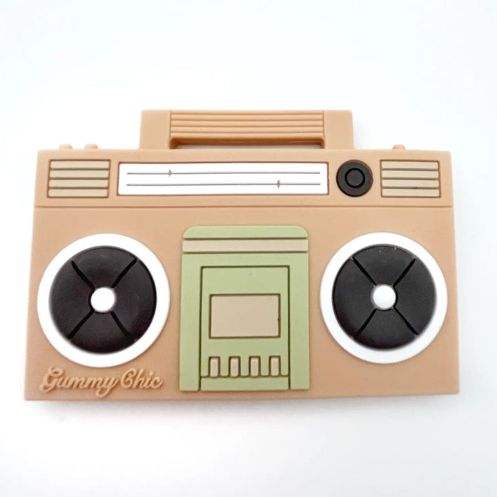 Boom Box Silicone Teether by Gummy Chic