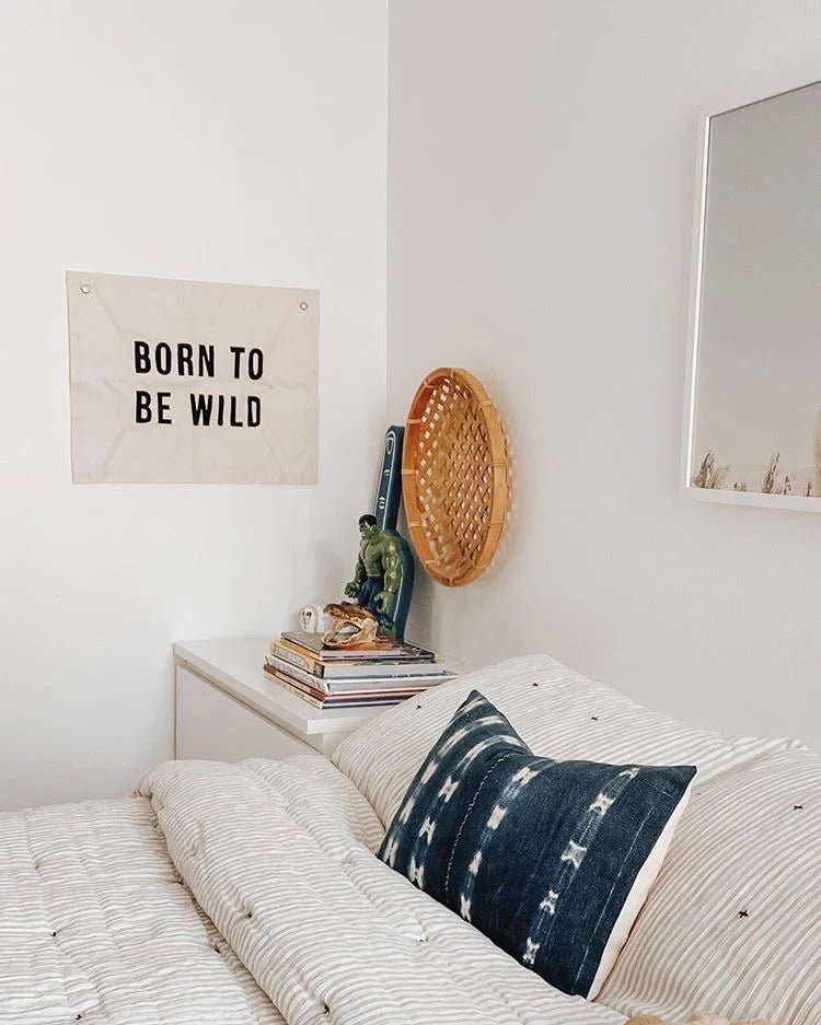 Born to Be Wild Canvas Banner by Imani Collective