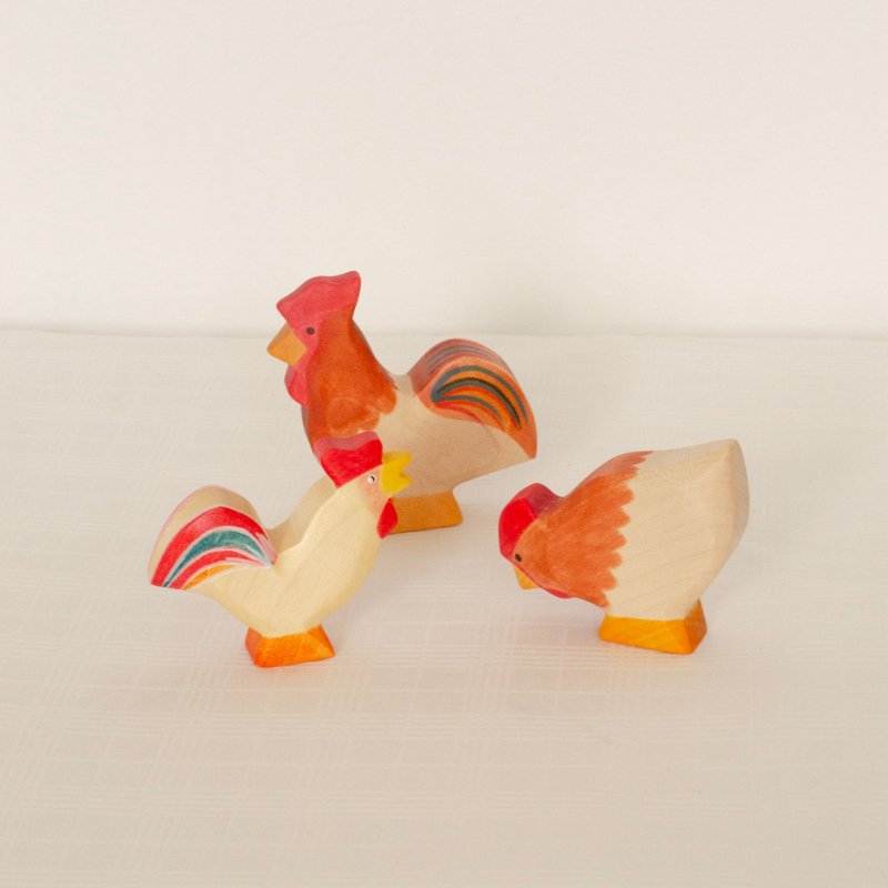 Bremer Rooster Wooden Figurine by HolzWald - Maude Kids Decor