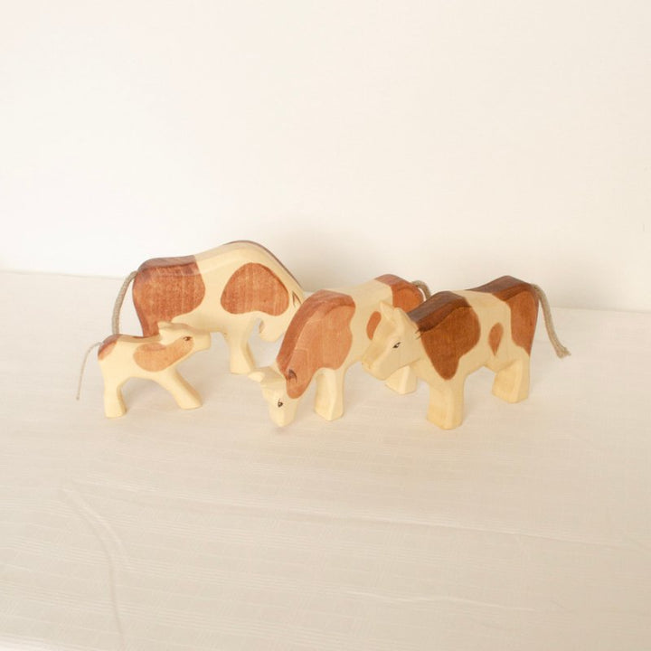 Brown Ox Wooden Figurine by HolzWald - Maude Kids Decor
