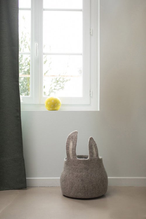 Bunny Pasu Felt Basket by Muskhane