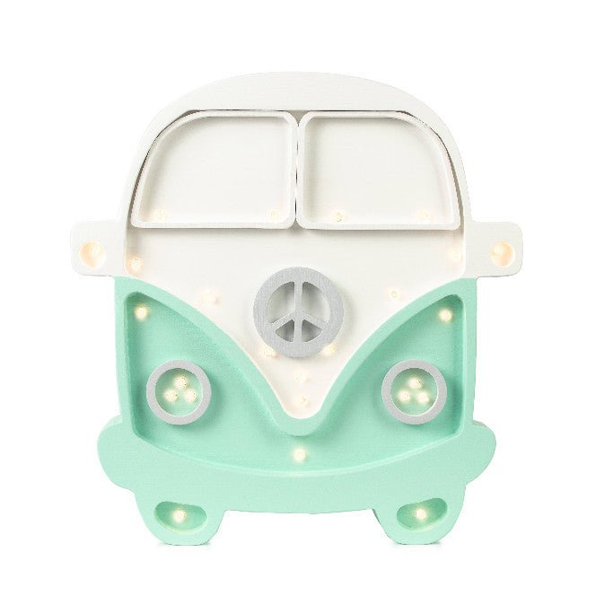 Camper Van Night Light | Mint + White by Little Lights