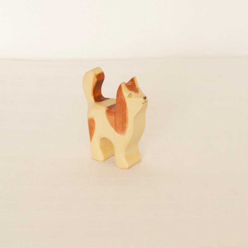 Cat Wooden Figurine by HolzWald - Maude Kids Decor