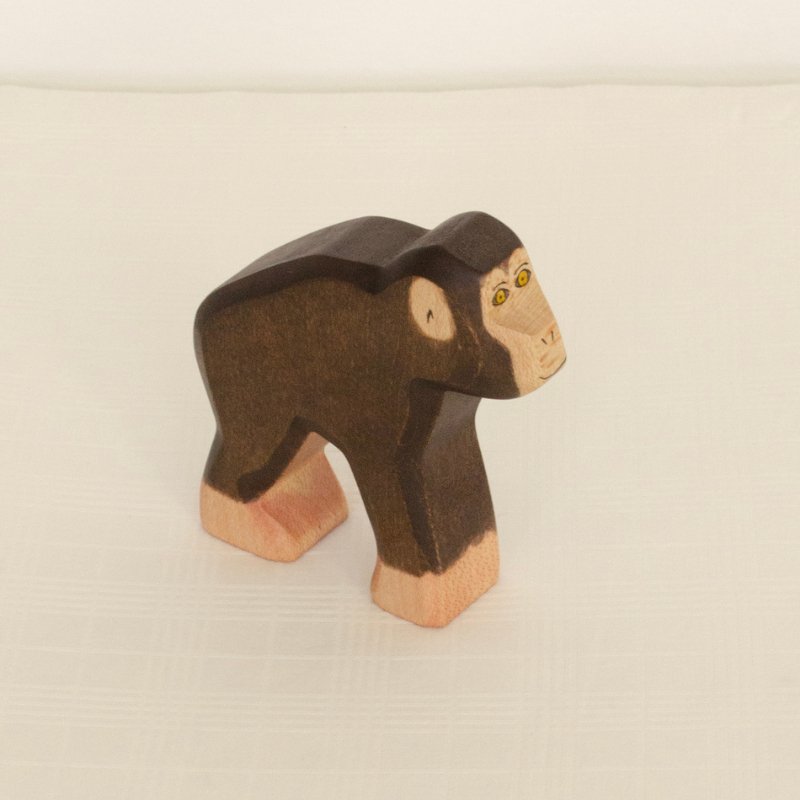 Chimpanzee Wooden Figurine by HolzWald - Maude Kids Decor