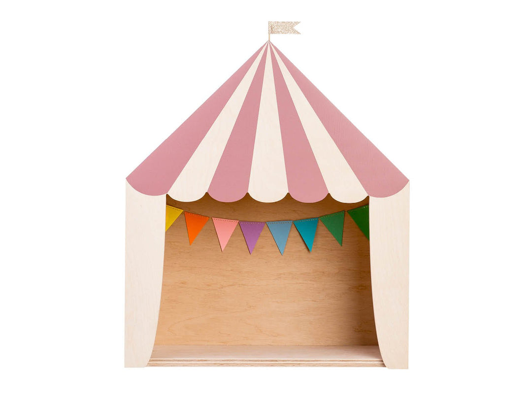 Circus Shelf "The Big Top" | Dusty Rose by Up! Warsaw - Maude Kids Decor