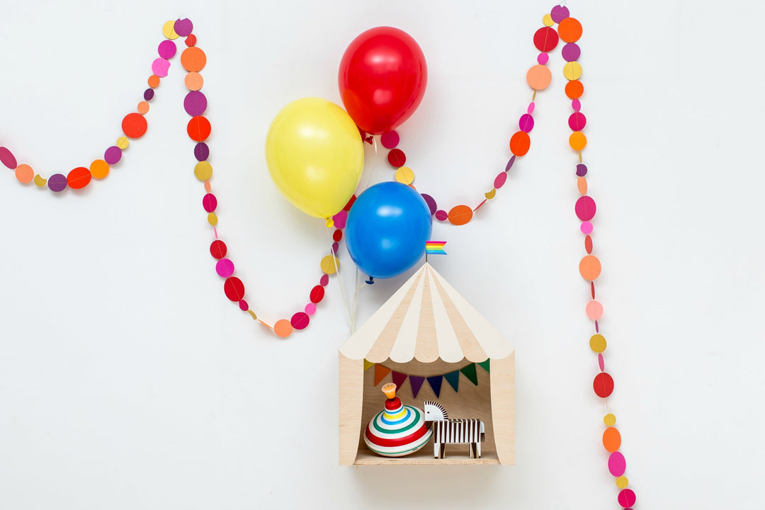 Circus Shelf "The Big Top" | White-Wooden by Up! Warsaw - Maude Kids Decor