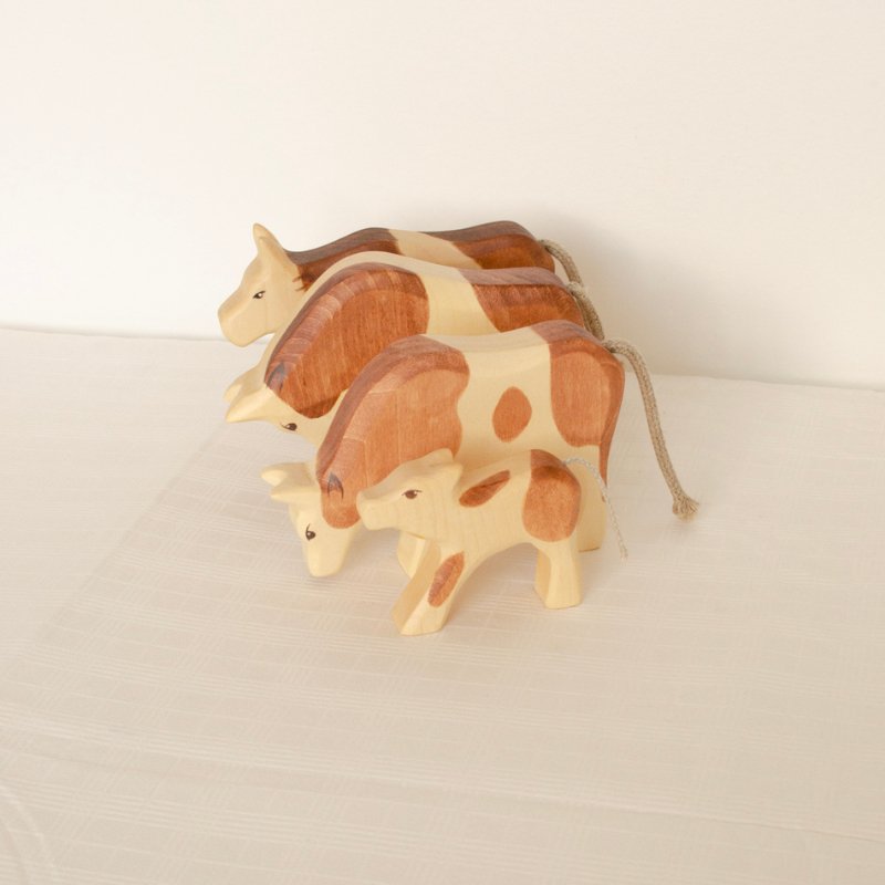 Cow Wooden Figurine by HolzWald - Maude Kids Decor