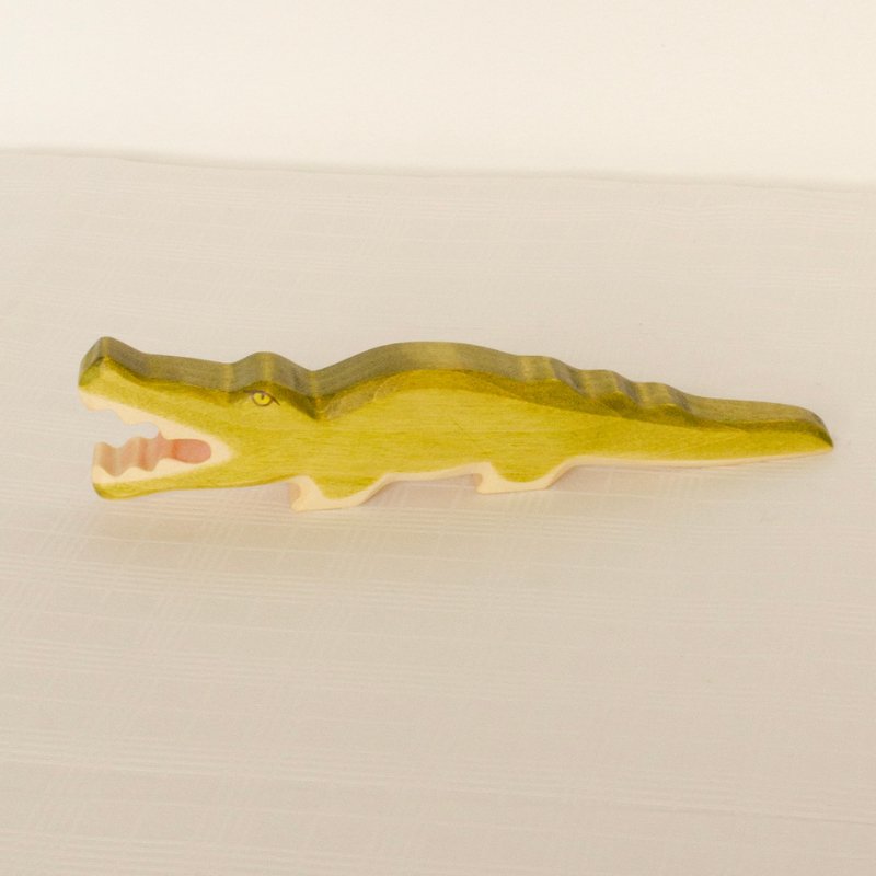 Crocodile Wooden Figurine by HolzWald - Maude Kids Decor