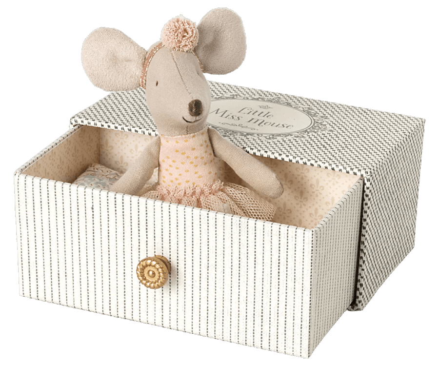 Dance Mouse in Daybed, Little Sister by Maileg - Maude Kids Decor