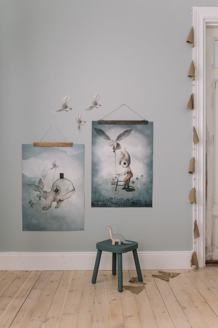 Dear Whalie Poster by Mrs Mighetto - Maude Kids Decor