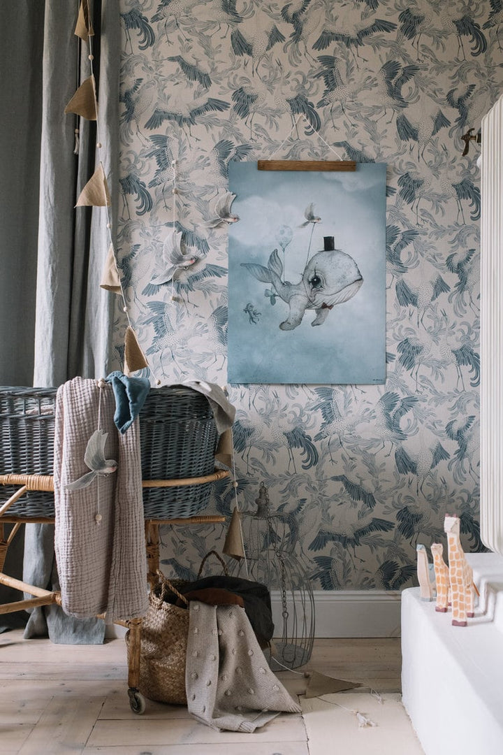 Dear Whalie Poster by Mrs Mighetto - Maude Kids Decor