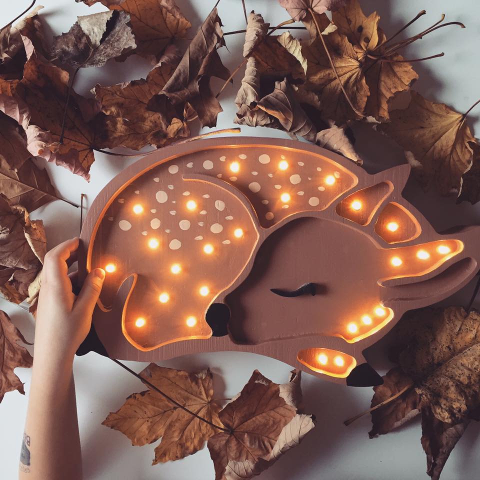 Deer Night Light | Brown by Little Lights - Maude Kids Decor