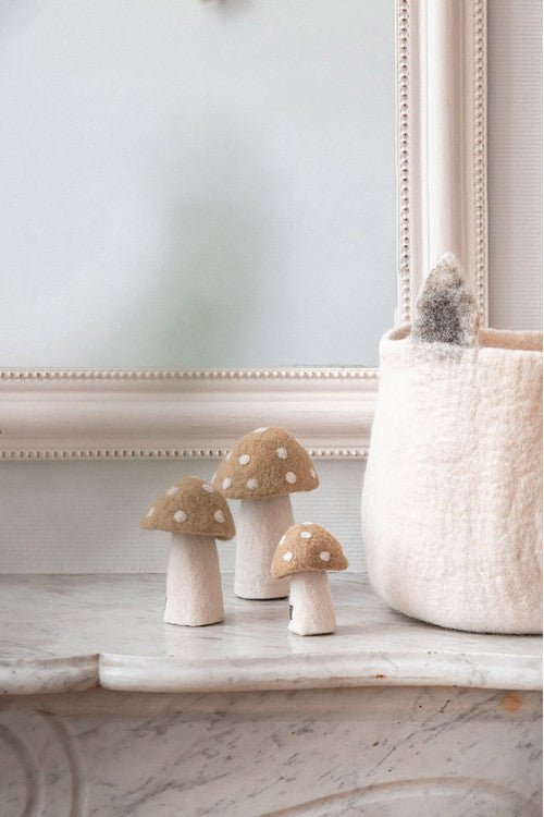 Dotty Felt Mushroom by Muskhane - Maude Kids Decor