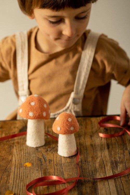 Dotty Felt Mushroom by Muskhane - Maude Kids Decor