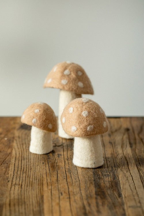 Dotty Felt Mushroom by Muskhane - Maude Kids Decor