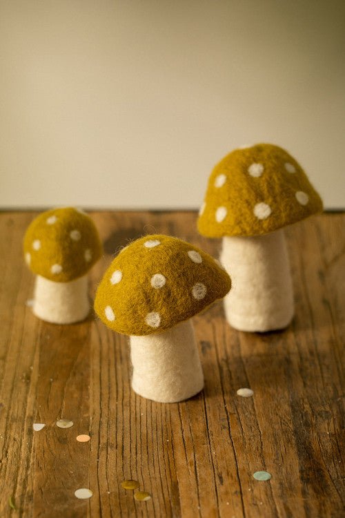 Dotty Felt Mushroom by Muskhane - Maude Kids Decor
