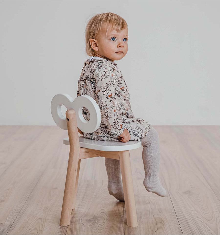 Double-O Chair | White by Ooh Noo - Maude Kids Decor