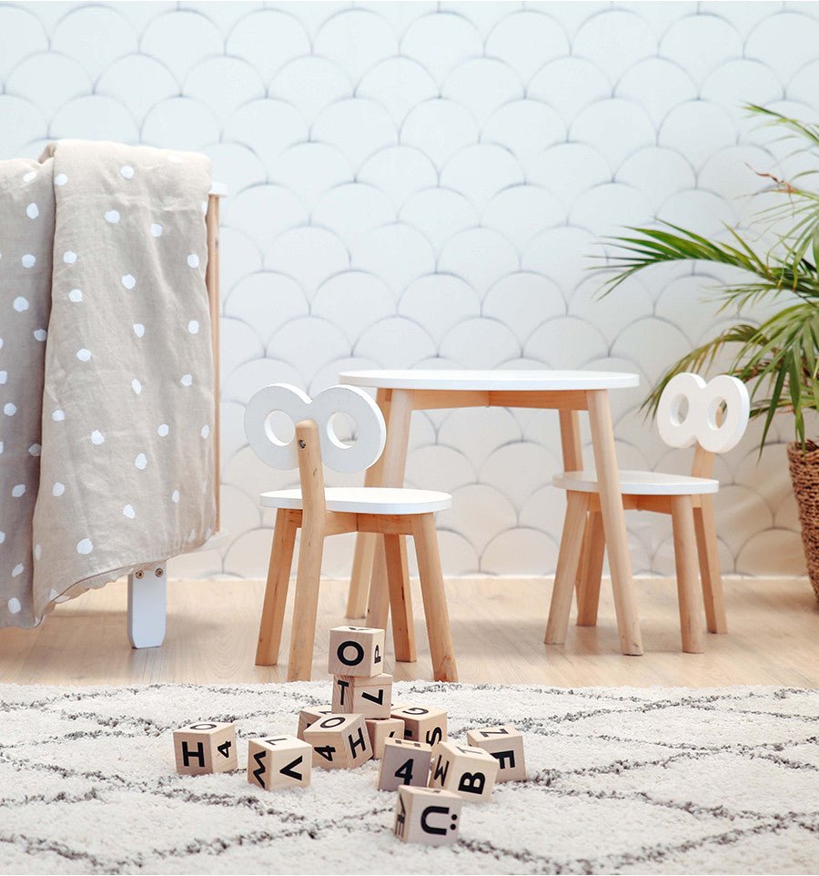 Double-O Chair | White by Ooh Noo - Maude Kids Decor