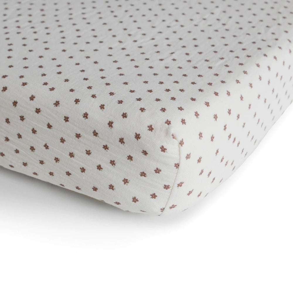 Extra Soft Muslin Crib Sheet | Bloom by Mushie - Maude Kids Decor