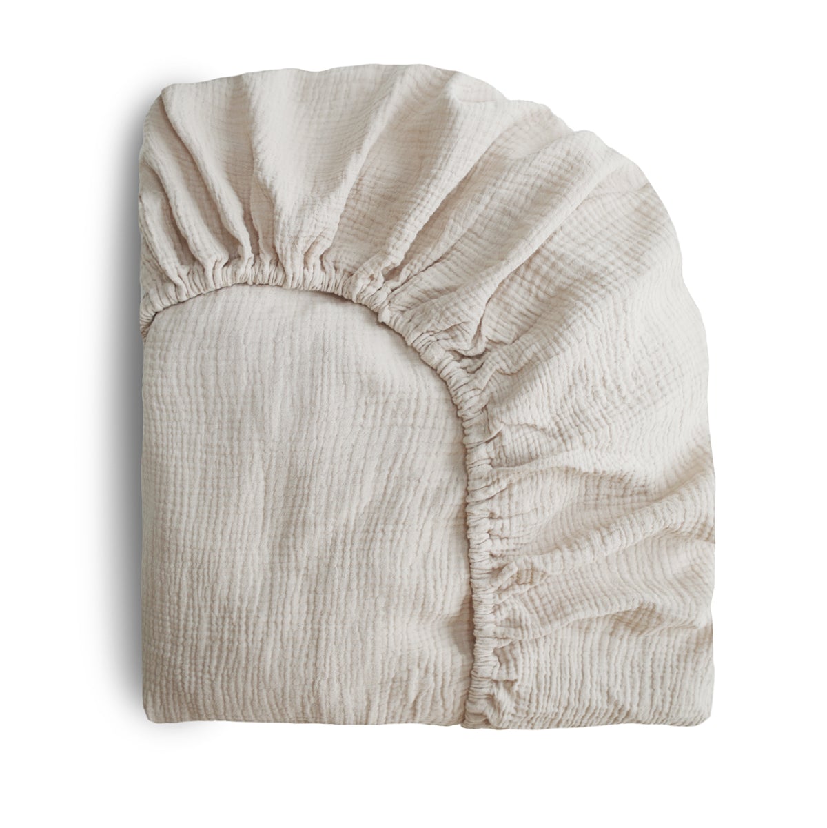Extra Soft Muslin Crib Sheet | Fog by Mushie - Maude Kids Decor