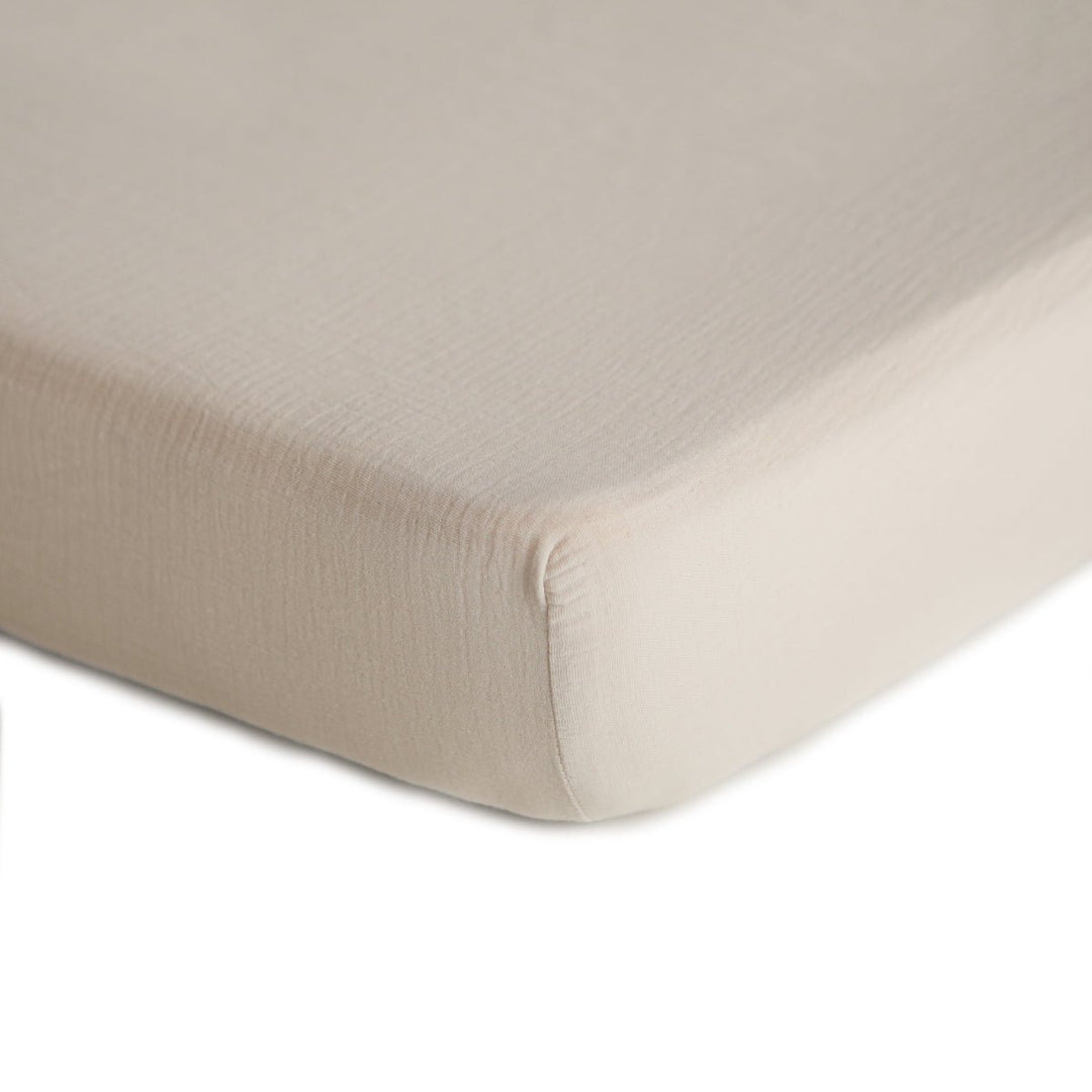 Extra Soft Muslin Crib Sheet | Fog by Mushie - Maude Kids Decor