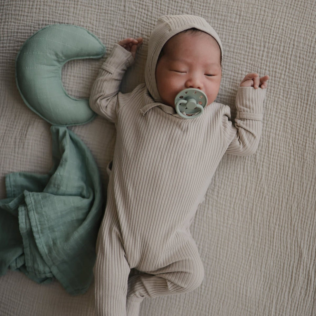 Extra Soft Muslin Crib Sheet | Fog by Mushie - Maude Kids Decor