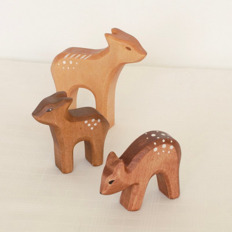 Fawn Wooden Figurine by HolzWald - Maude Kids Decor