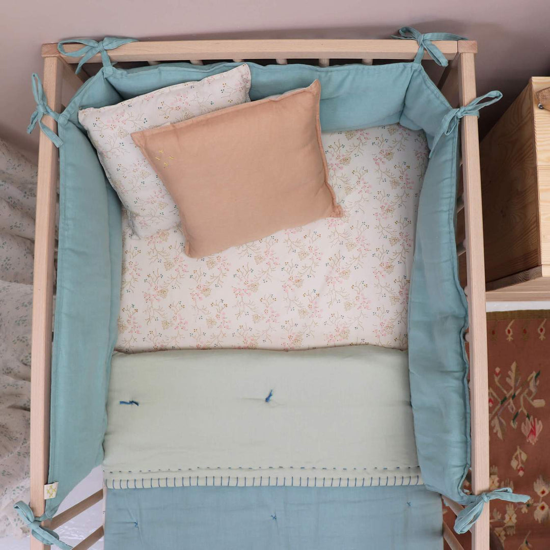 Fitted Crib Sheet | Minako Golden Floral by Camomile London - Maude Kids Decor