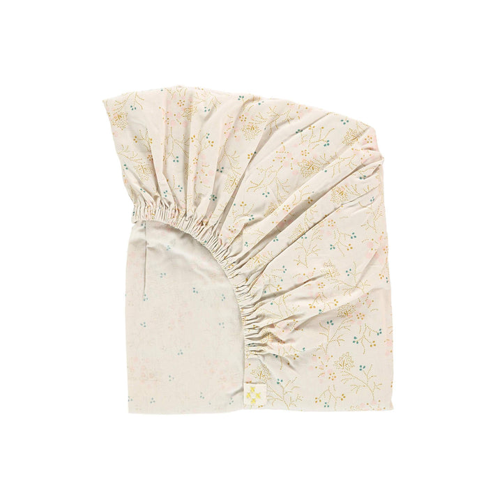 Fitted Crib Sheet | Minako Golden Floral by Camomile London - Maude Kids Decor