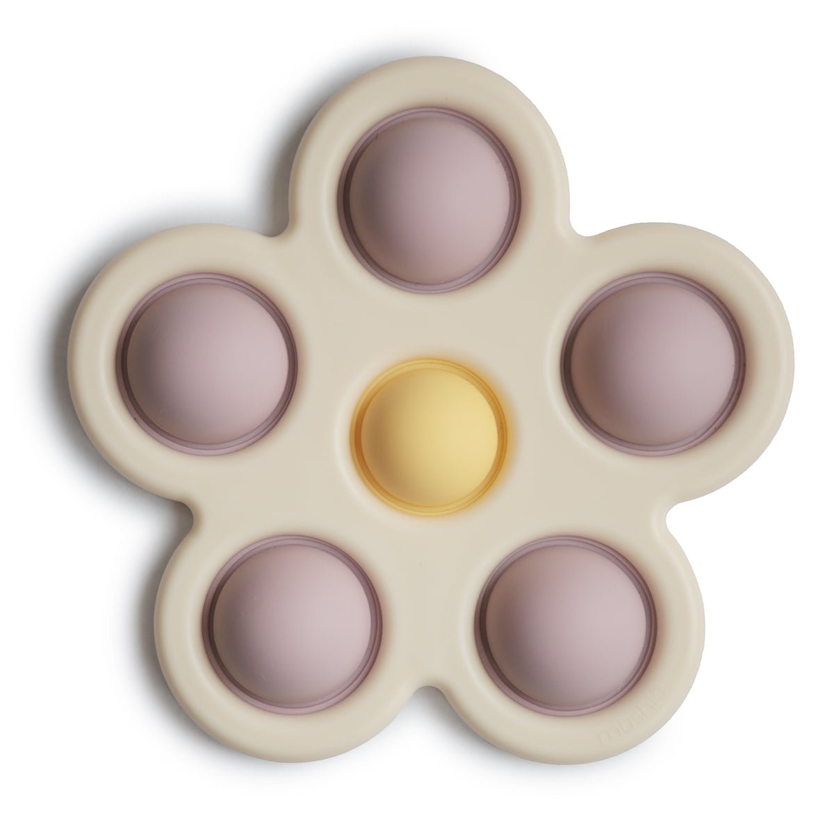 Flower Press Toy | Lilac, Daffodil + Ivory by Mushie - Maude Kids Decor