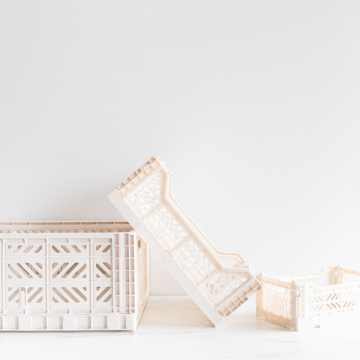 Folding Crate | Coconut Milk by Aykasa - Maude Kids Decor