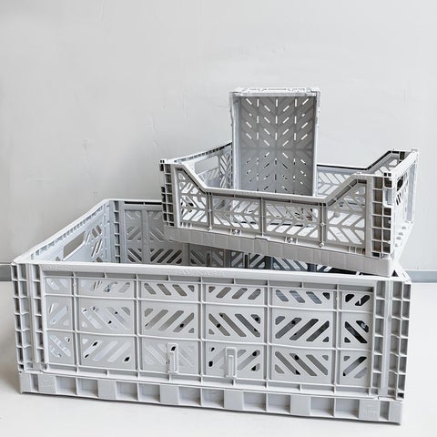 Folding Crate | Grey by Aykasa - Maude Kids Decor