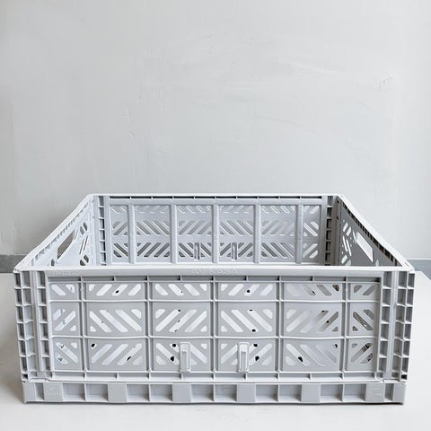 Folding Crate | Grey by Aykasa - Maude Kids Decor