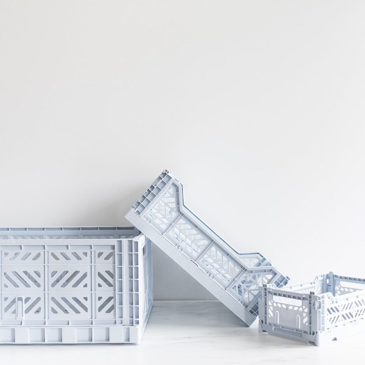 Folding Crate | Pale Blue by Aykasa - Maude Kids Decor