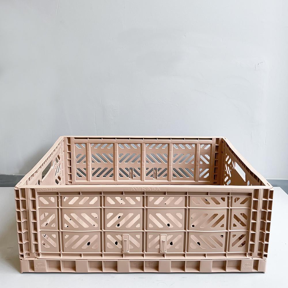 Folding Crate | Warm Beige by Aykasa - Maude Kids Decor