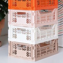 Folding Crate | White by Aykasa - Maude Kids Decor