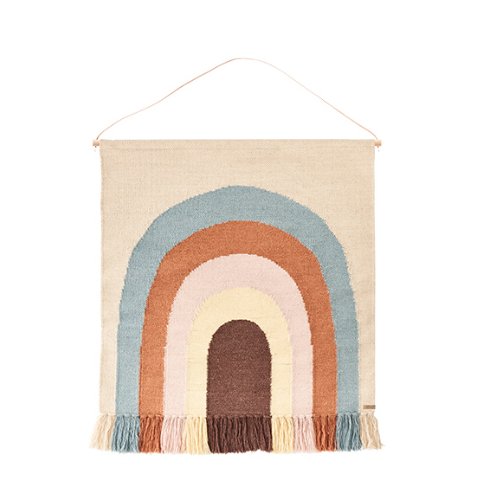 Follow the Rainbow Wall Rug | Multi by OYOY - Maude Kids Decor