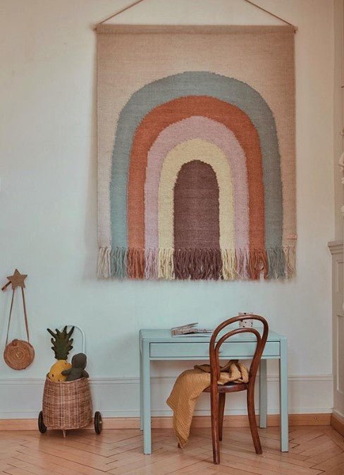Follow the Rainbow Wall Rug | Multi by OYOY - Maude Kids Decor