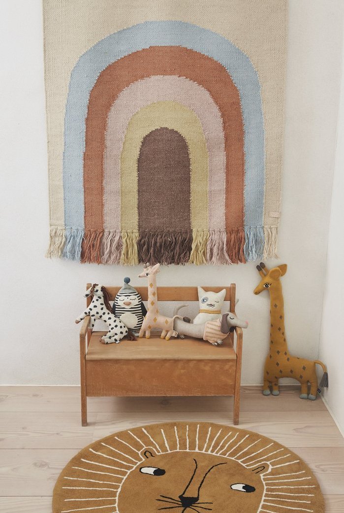 Follow the Rainbow Wall Rug | Multi by OYOY - Maude Kids Decor